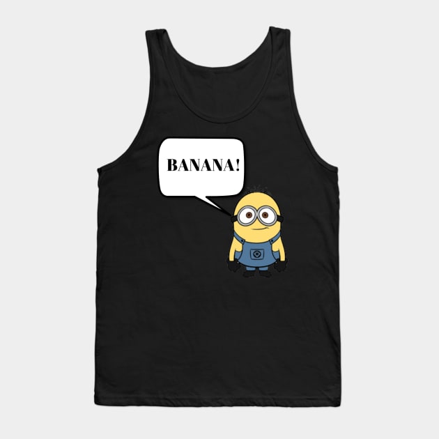 Funny Minion Tank Top by MaxiVision